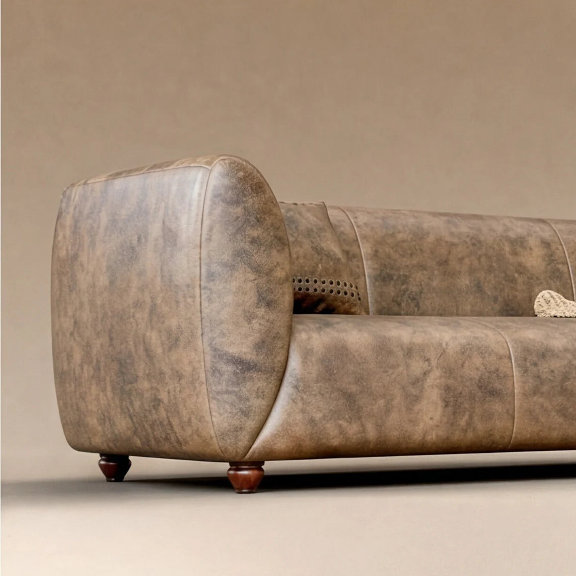 Carrol Leather Sofa