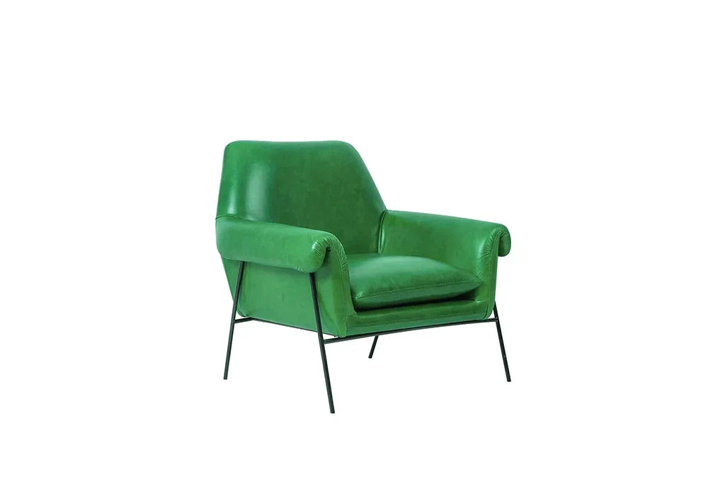 Atlas Leather Armchair – Modern Comfort with Classic Form | 100% Pure Leather