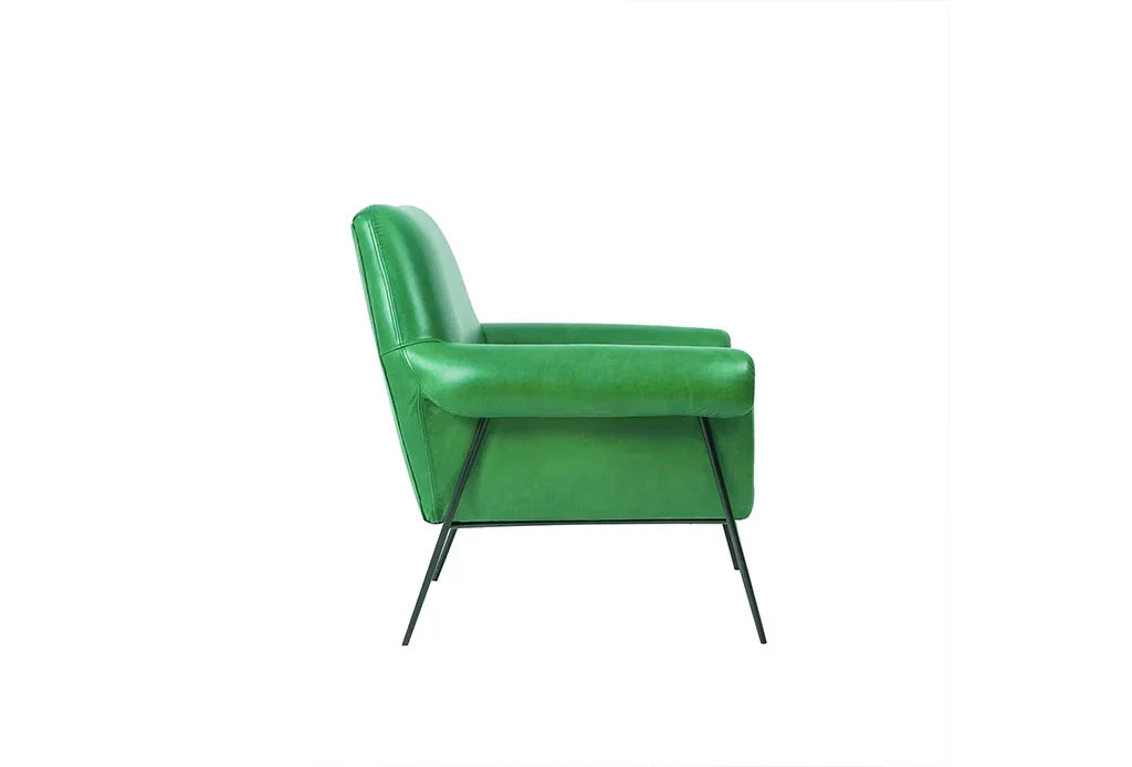 Atlas Leather Armchair – Modern Comfort with Classic Form | 100% Pure Leather