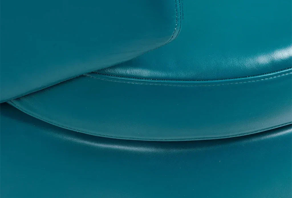 Juliet Leather Armchair – Sleek Swivel Comfort | 100% Pure Leather