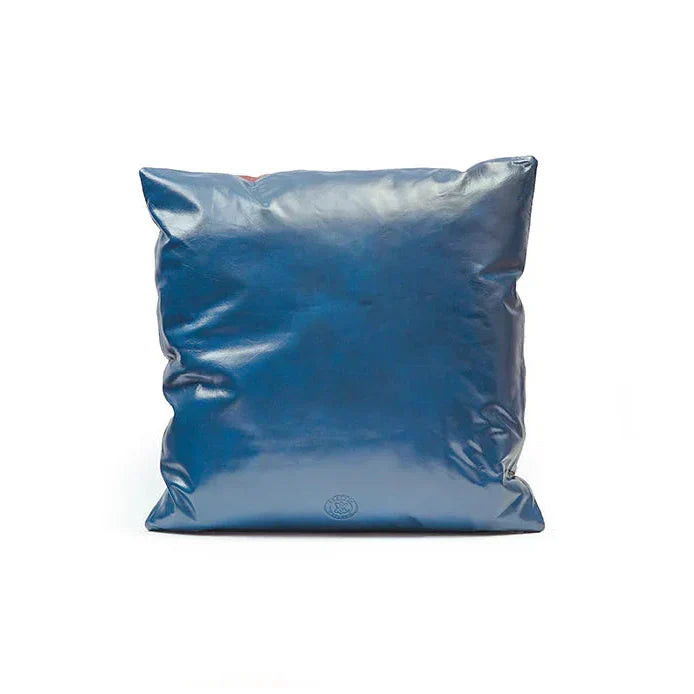 Premium Handmade Genuine Leather USA Flag Cushion